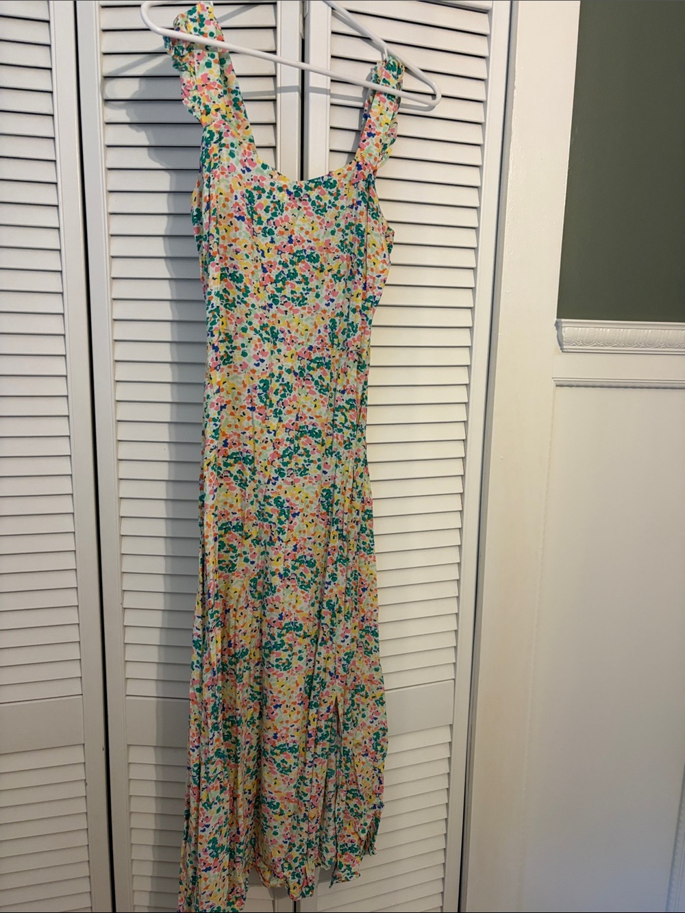 FloralMaxi Dress in Multi-Color